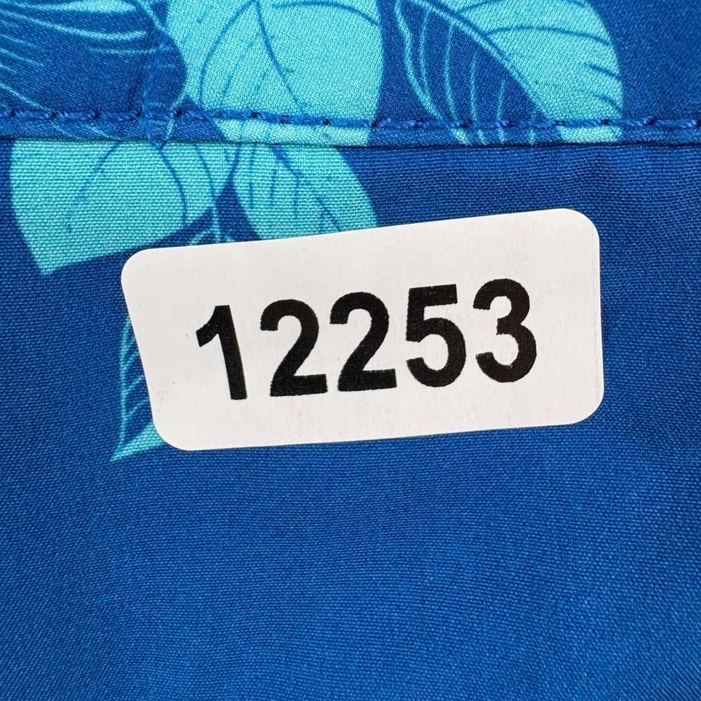 Tommy Bahama Shorts Mens 34 Blue Floral Tropical Hibiscus Hybrid Swim Golf Beach - Picture 12 of 12